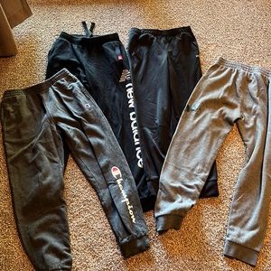 Lot of 4 large Youth Joggers Various Brands